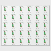 Soft Shoe Irish Dancer in Green Geschenkpapier (Flach)