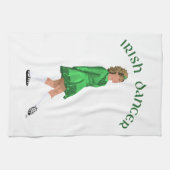Soft Shoe Irish Dancer in Green Handtuch (Horizontal)
