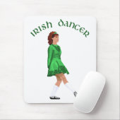 Soft Shoe Irish Dancer in Green Mousepad (Mit Mouse)