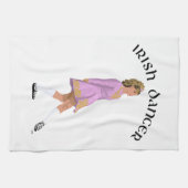Soft Shoe Irish Dancer in Pink Geschirrtuch (Horizontal)