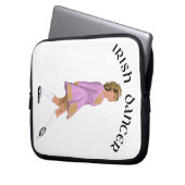 Soft Shoe Irish Dancer in Pink Laptopschutzhülle (Vorderseite Links)