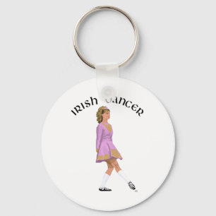 Soft Shoe Irish Dancer in Pink Schlüsselanhänger
