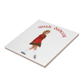 Soft Shoe Irish Dancer in Red Fliese (Seite)