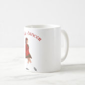 Soft Shoe Irish Dancer in Red Kaffeetasse (VorderseiteRechts)