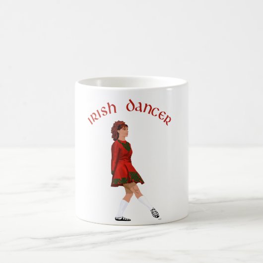 Soft Shoe Irish Dancer in Red Kaffeetasse (Mittel)