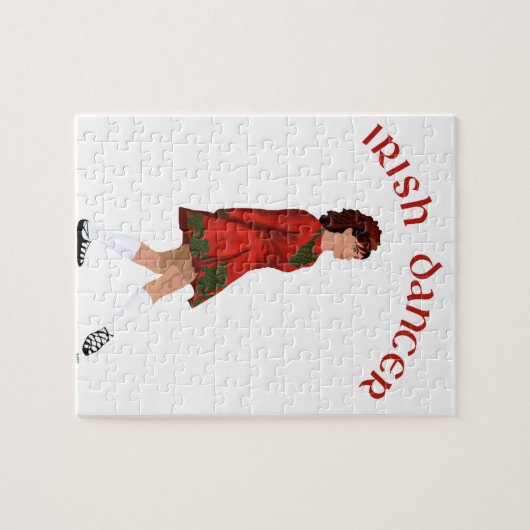 Soft Shoe Irish Dancer in Red Puzzle (Horizontal)