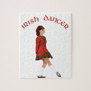 Soft Shoe Irish Dancer in Red Puzzle