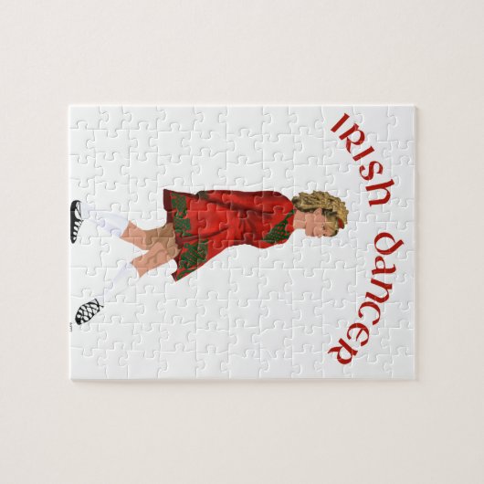 Soft Shoe Irish Dancer in Red Puzzle (Horizontal)