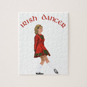Soft Shoe Irish Dancer in Red Puzzle