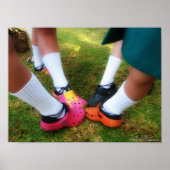 Soft Shoes & Crocs Print Poster (Vorne)