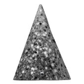 Soft Silver Grauer Glitzer #1 Partyhütchen (Rechts)