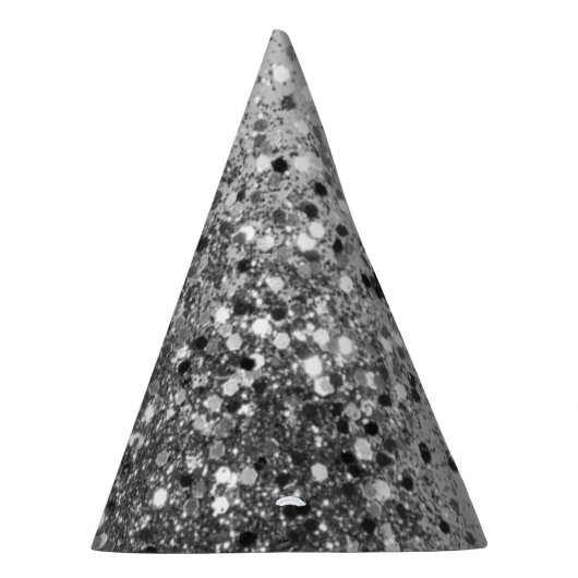 Soft Silver Grauer Glitzer #1 Partyhütchen (Rechts)