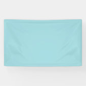 Soft Sky Blue Solid Color Banner (Horizontal)