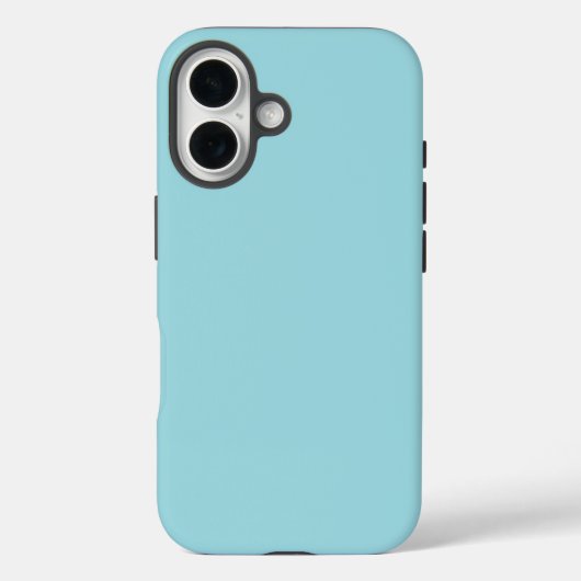 Soft Sky Blue Solid Color Case-Mate iPhone Hülle (Rückseite)