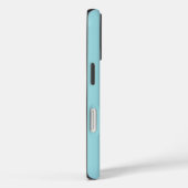 Soft Sky Blue Solid Color Case-Mate iPhone Hülle (Rückseite / Rechts)