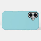 Soft Sky Blue Solid Color Case-Mate iPhone Hülle (Rückseite (Horizontal))