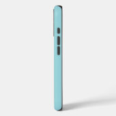 Soft Sky Blue Solid Color Case-Mate iPhone Hülle (Rückseite / Links)