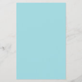 Soft Sky Blue Solid Color Flyer (Hinten)