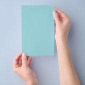 Soft Sky Blue Solid Color Flyer (Handgriff)