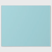 Soft Sky Blue Solid Color Geschenkpapier (Flach)
