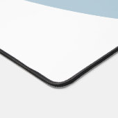 Soft Slate Blue Blender, weißer Wave auf der Unter Schreibtischunterlage (Ecke)