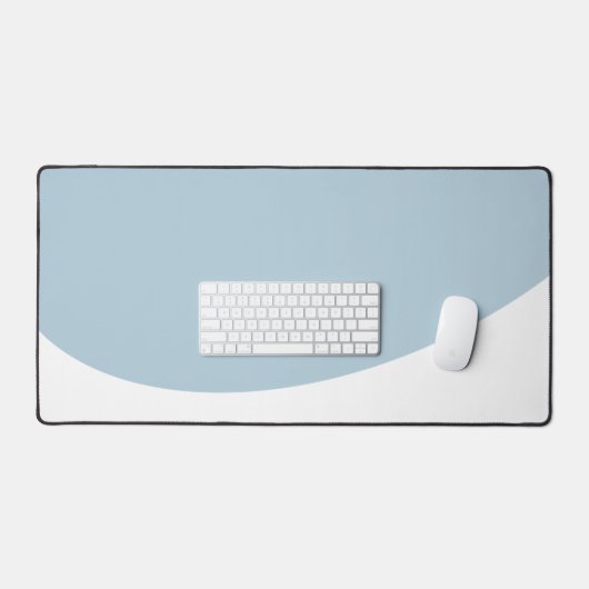 Soft Slate Blue Blender, weißer Wave auf der Unter Schreibtischunterlage (Tastatur & Maus)