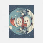 Soft Snowmen Fleecedecke (Vorderseite)