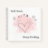 Soft Soul Personalized Notebook Notizblock (Vorderseite)
