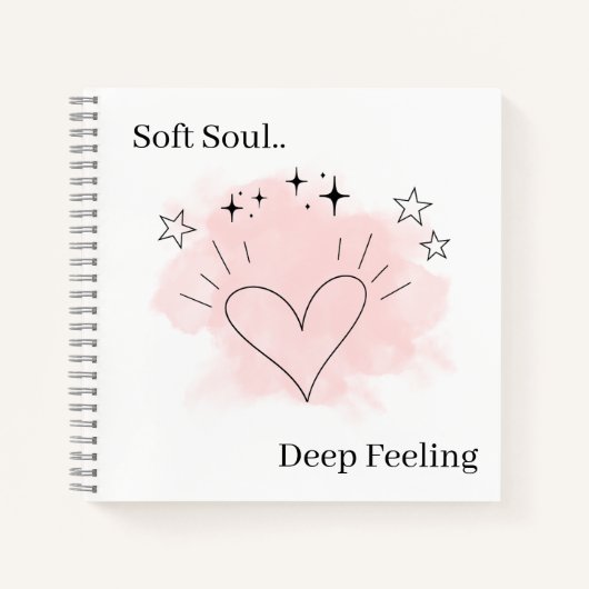 Soft Soul Personalized Notebook Notizblock (Vorderseite)