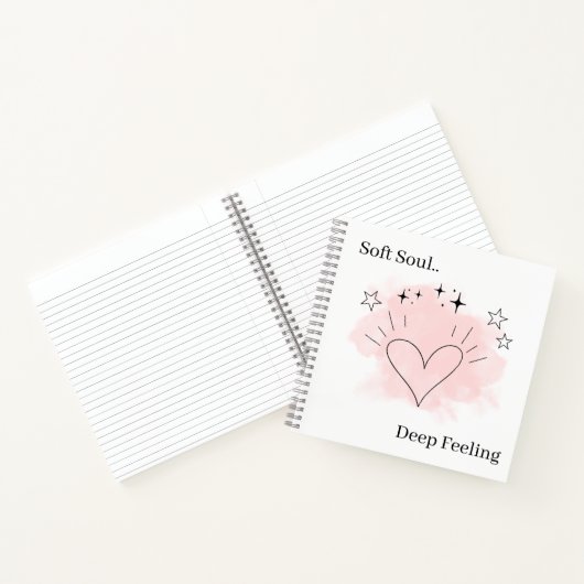 Soft Soul Personalized Notebook Notizblock (Innenseite)