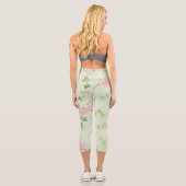 Soft Spring Blossom & Daisy Patterned Leggings (Rückseite)