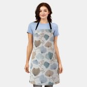 Soft Spring Botanical All-Over Print Apron Schürze (Getragen)