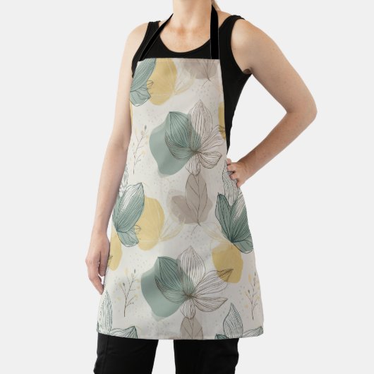 Soft Spring Botanical All-Over Print Apron Schürze (InSitu)