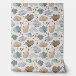 Soft Spring Botanical Pattern Tapete