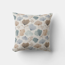 Soft Spring Botanical Throw Pillow Kissen