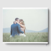 Soft Spring Floral Wedbook Gästebuch (Rückseite)