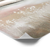 Soft Spring Marsh #2 – Minimalist Pastel Landscape Poster (Ecke)