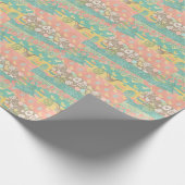 Soft Spring Osterfarben Niedlich Gelbe Chicks Geschenkpapier (Ecke)