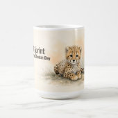 Soft Sprint Internationaler Gepard-Tag Kaffeetasse (Mittel)