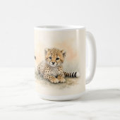 Soft Sprint Internationaler Gepard-Tag Kaffeetasse (VorderseiteRechts)