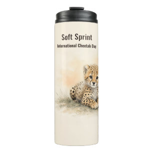 Soft Sprint Internationaler Gepard-Tag Thermosbecher