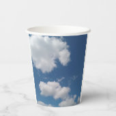 Soft squidgy Flecken Wolken Pappbecher (Rückseite)