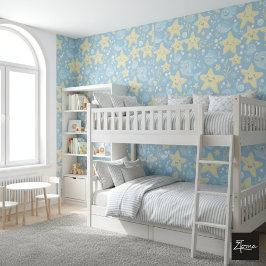 soft Starry Splash Tapete