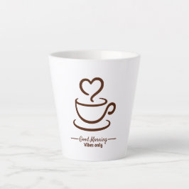 Soft Start Latte Coffee Tasse - Minimalistischer H