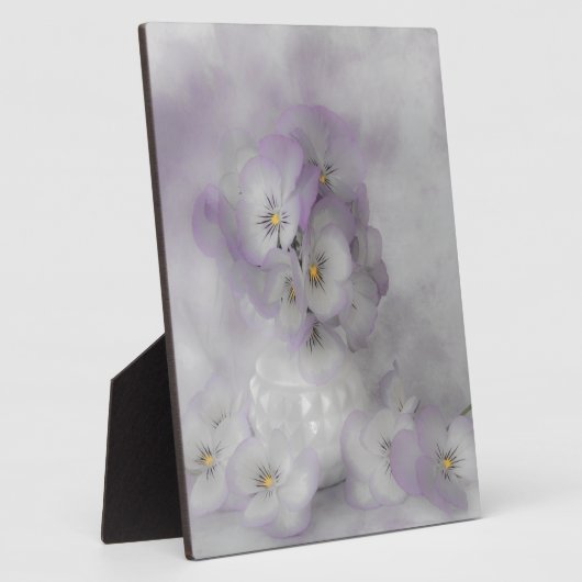 Soft Stiefmütterchen Fotoplatte (Seite)