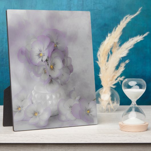 Soft Stiefmütterchen Fotoplatte (Seite)