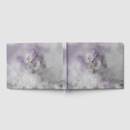 Soft Stiefmütterchen Gästebuch (Voll)