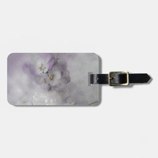 Soft Stiefmütterchen Gepäckanhänger (Vorderseite horizontal)