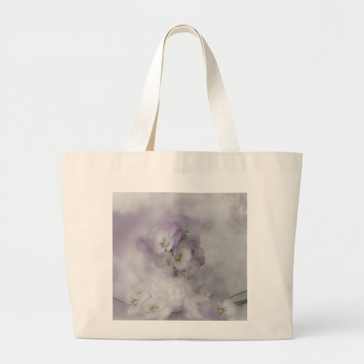 Soft Stiefmütterchen Jumbo Stoffbeutel (Vorne)