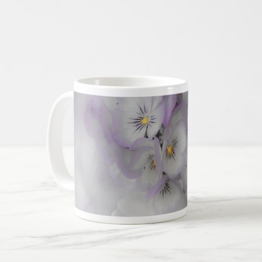 Soft Stiefmütterchen Kaffeetasse (Vorderseite Links)